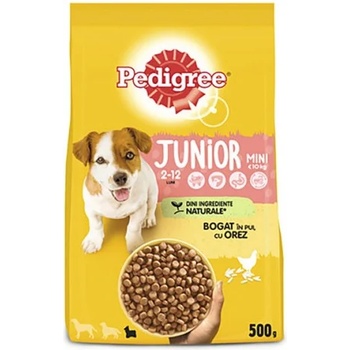 PEDIGREE MINI Junior пилешко с ориз 500гр