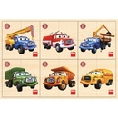 Dřevěné hračky Dino Tatra puzzle 6 x 4 dílky