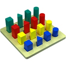 Montessori C223 Žebřík geometrická tělesa