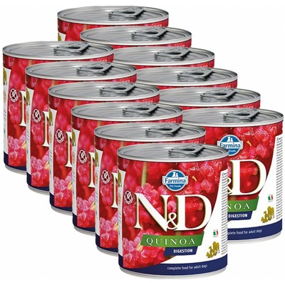 N&D Adult dog Quinoa Digestion 12 x 285 g
