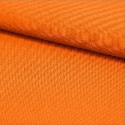 Mondo Italia Jednofarebná látka Panama stretch MIG06 oranžová, šírka 150 cm Oranžová Vzorka látky (10x10 cm +/-1 cm)