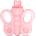 Baby Care ГРИЗАЛКА ПЕПЕРУДА shell pink (10210160006)