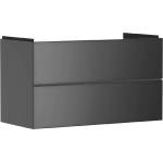 Hansgrohe Xevolos E - Шкафче за умивалник 98x58x48 см, 2 чекмеджета, матово сиво/металично сиво 54183770 (54183770)