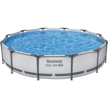Bestway Комплект басейн Steel Pro MAX Frame с филтърна помпа Ø 366 x 76 см - 1 бр (56416_26)