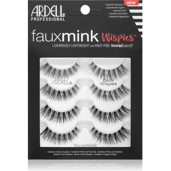 Ardell FauxMink Wispies изкуствени мигли големи опаковки Demi Wispies 4 бр