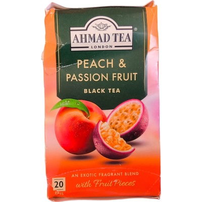 Ahmad Tea černý instantní čaj broskev a marakuja 20 ks