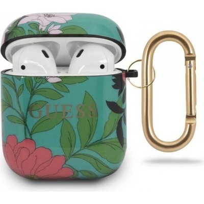 Guess Silikonové puzdro pre AirPods 1/2 GUACA2TPUBKFL01