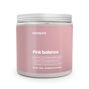 GymBeam BeastPink Pink Balance 216 g ягодова лимонада