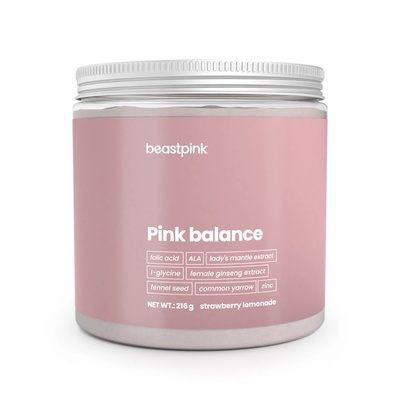 GymBeam BeastPink Pink Balance 216 g ягодова лимонада