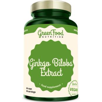 GreenFood Nutrition Ginkgo Biloba extract 60 kapslí