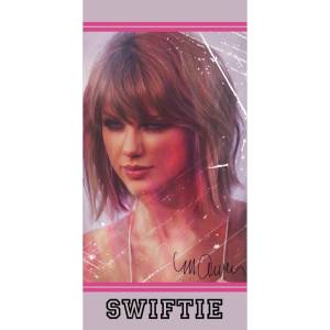 Jerry Fabrics Розова памучна детска кърпа 70x140 cm Swiftie - Jerry Fabrics (24TW096)