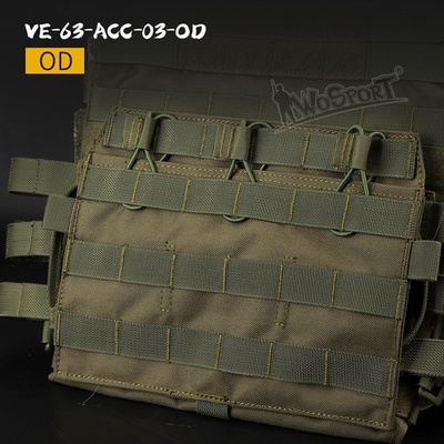 Wosport Přední platforma pro JPC vestu 2.0 zelená