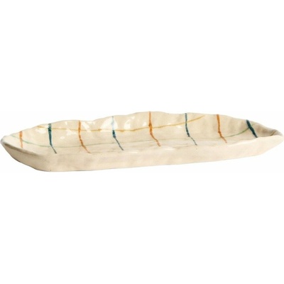 Kave Home Keramická tácka 13x32 cm Belor