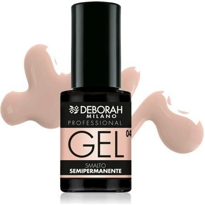 Deborah Milano gelový lak na nehty 04 Nude Rose 4,5 ml