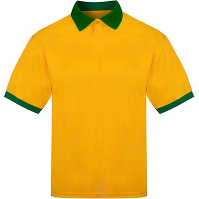 Just Cool Retro športový dres JC442 Yellow