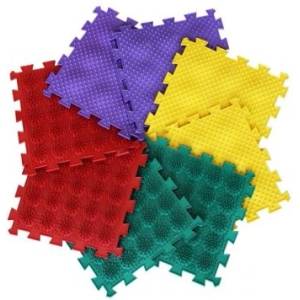 Ortho Puzzle Орто пъзел: комплект ортопедични масажни постелки - прасенца