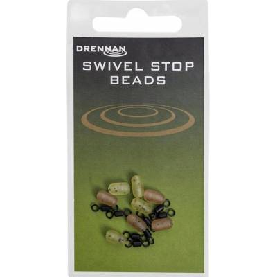 Drennan obratlíky s korálkou Swivel Stop Beads Medium