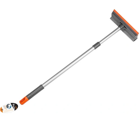 Bradas BR-ES2110 stěrka na mytí skel oboustranná teleskopická 20 cm rukojeť 60-95 cm