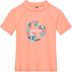 Color Kids Детска плажна тениска от ликра Color Kids Kid's T-Shirt with Print Lycra - Peach Pink - размер 104 (EU) (750-2571-0513)