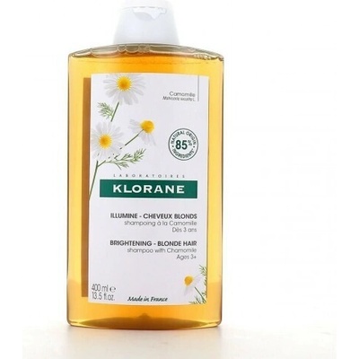 Klorane Озаряващ шампоан с екстракт от лайка, Klorane Chamomile Shampoo Blond Highlights 400 ml