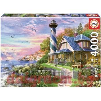 Image 1 of Educa Пъзел educa 17677 - 4000 части - Фар на скалистия бряг (edu17677)