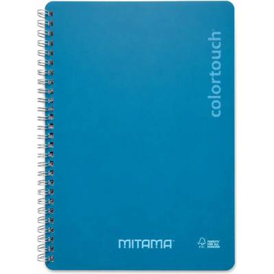 MITAMA Spirálový sešit i Note 18 5x24 čistý cyan