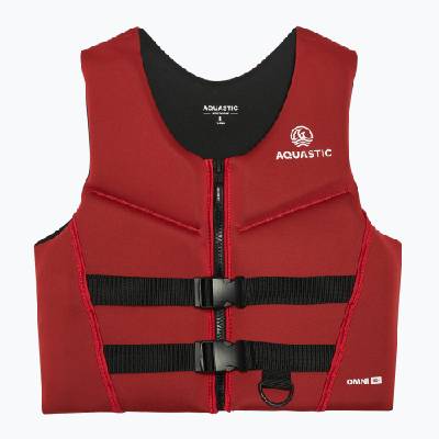 Жилетка за спускане AQUASTIC Omni 50N червена
