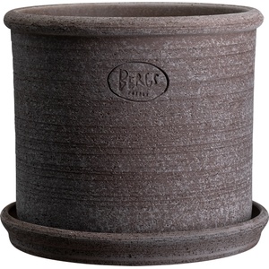 Bergs Potter Саксия Modena с поставка 40 см сива (MOG40S)