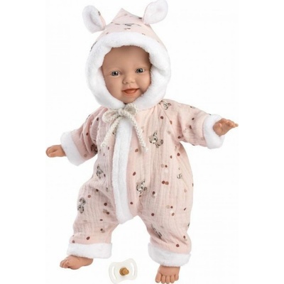 Llorens 63302 LITTLE BABY realistická bábätko s mäkkým látkovým telom 32 cm