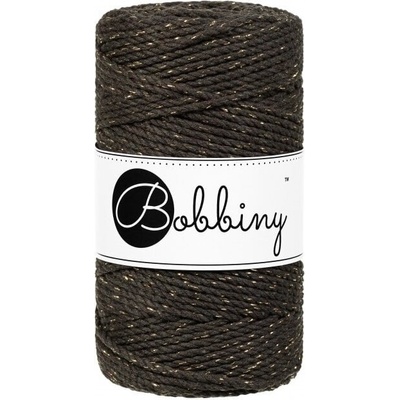 Bobbiny 3PLY Macramé Rope 3 mm 100 m Golden Espresso юта (TS-E082)