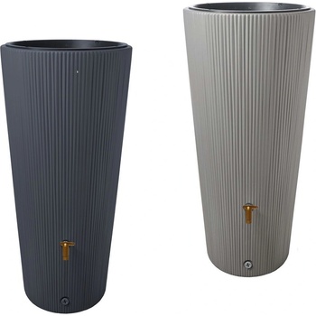 4rain Plastová nádrž na vodu VASO 2 v 1, 220 l (Graphite Grey)
