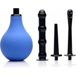 XR Brands Анален душ с клапа и 3 накрайника Clean & Stream