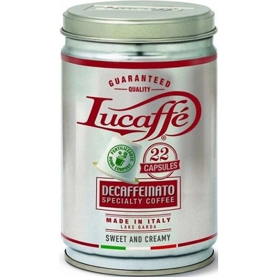 Lucaffé Decaffeinato Speciality 100% Arabica Kapsulové nápoje 22 ks