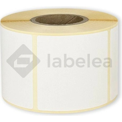Labelea Samolepiace TERMO etikety 58x60 mm biele papierové, 750 etikiet na rolke, Farba etikiet Biela, Vnútorný priemer dutinky 40 mm ETM058060W