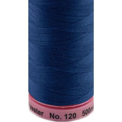 Polyesterové nitě návin 500 m Aspo Amann Varianta: 0825 Patriot Blue, Balení: 5 ks