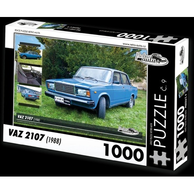 Retro-Auta č. 9 Vaz 2107 1988 1000 dílků