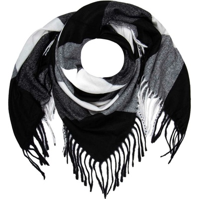 Biju dámský hřejivý šátek černobílá kostka 7200821-6 – Zboží Mobilmania