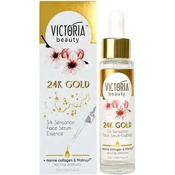 Victoria Beauty 24K GOLD Луксозен серум за лице с хиалуронова киселина, злато, морски колаген и матриксил 20ml (0770698)
