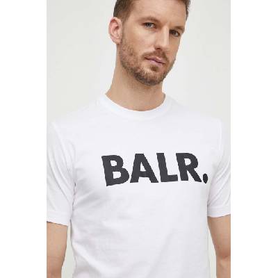 BALR Памучна тениска balr. в бяло с принт b1112 1048 (b1112.1048.nos)