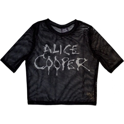 Alice Cooper Dripping Logo Black L Дамски Риза (ACMCT29LB03)