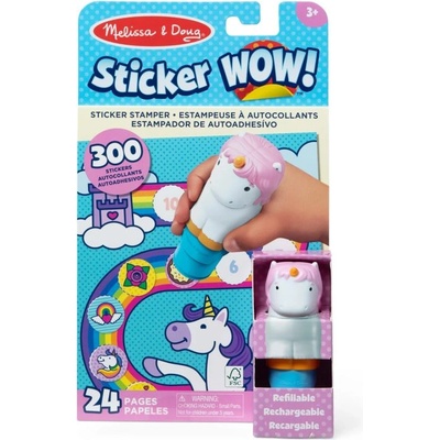 Печат Sticker WoW - Еднорог - Melissa & Doug (32013_1)
