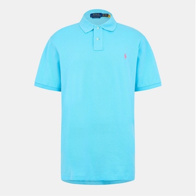 Ralph Lauren Блуза с яка Polo Ralph Lauren Men's Custom Short Sleeve Polo Shirt - Turquoise Nova