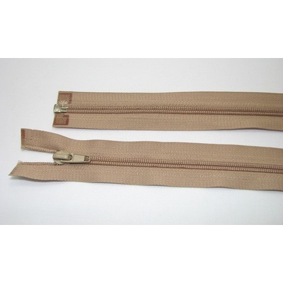 Zips špirála deliteľný 5mm - dĺžka 65cm,béžová tmavá