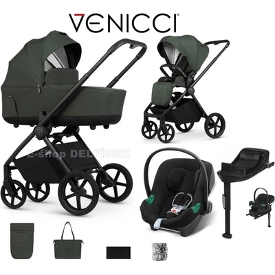 Venicci CLARO 4v1 Cybex Aton B2 + základna 2025 Forest
