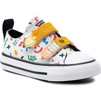 Converse Кецове Converse Chuck Taylor All Star Easy-On Doodles A07219C White/Yellow/Black (Chuck Taylor All Star Easy-On Doodles A07219C)