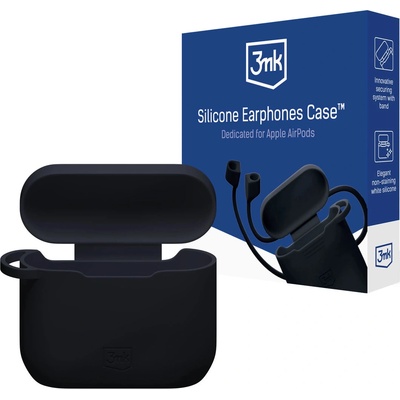 3mk protection 3mk Силиконов калъф за AirPods за Apple AirPods 3-то поколение. - черно (5903108562843)