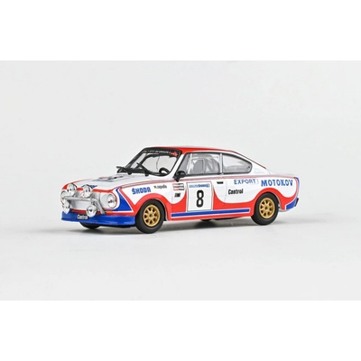Abrex Škoda 130RS 1977 Rallye Škoda 1978 8 Zapadlo Motal 1:43 – Zboží Dáma