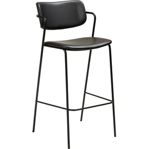 DAN-FORM Denmark Черен бар стол от изкуствена кожа, височина 107 cm Zed - DAN-FORM Denmark (200103100)