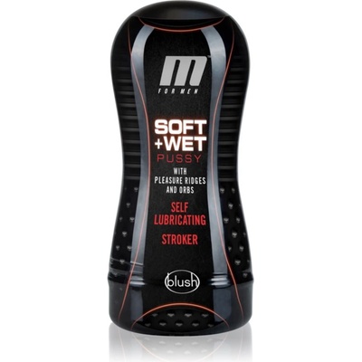 Blush Novelties M For Men Soft and Wet Pussy flesh мъжки мастурбатор Red 17, 8 см