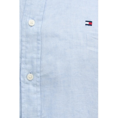 Tommy Hilfiger риза мъжка от лен (MW0MW41530)